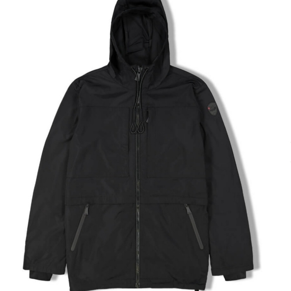 MEN'S LINDEN PACKABLE RAINWEAR CAVIAR